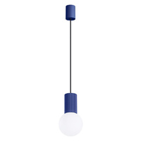 Závěsné svítidlo G9 Round Navy Blue Modern Matte Halo Sollux