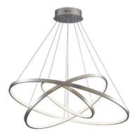 Stropní závěsné svítidlo LED 60W 8000lm 4000K Neutrální 120° Stříbrná LEA Sanico Goldlux