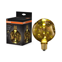LED žárovka E27 Sphere 3,5W 300lm 2700K Warm Decorative Gold ELECTRO GLASS SMALL Osram