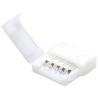 LED PÁSEK konektor 12mm OBOUSTRANNÁ západka RGB+W 5PIN