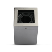 Bodové stropní svítidlo GU10 čtvercový saténový nikl VT-797 V-TAC