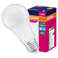 LED žárovka E27 A60 10W = 75W 1060lm 4000K Neutrální bila 240° OSRAM