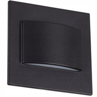 Schodišťové světlo LED 1,5W 30lm 4000K Neutral Square Black Erinus Kanlux