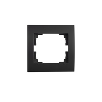 Jednoduchý vodorovný rámeček pro povrchovou montáž zásuvky černý LOGI Kanlux