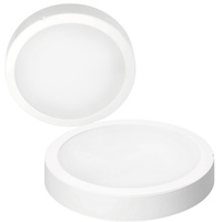 LED stropní plafon pro povrchovou montáž 24W 2400lm 4000K neutrální 120° bílá IP40 IK03 Sigaro Kobi