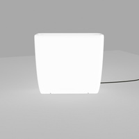 Svítící venkovní zahradní květináč FLOWERPOT L 9713 E27 IP44 White Nowodvorski