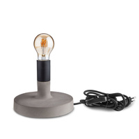 Designová stolní lampa E27 Stolní kulaté svítidlo Concrete E27 VT-7171 V-TAC