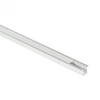 Zapuštěný pod omítku eloxovaný hliníkový LED profil 1m s matným difuzorem pro LED pásky + koncové krytky Ecolight PW series