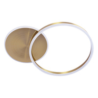 Stropní svítidlo LED 33W 2700lm 4000K neutrální zlatá ROMAN Sanico Goldlux