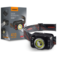 Dobíjecí LED světlomet s dotykovým senzorem 5W + COB 410lm 5000K H035C VIDEX