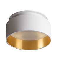 Stropní bodové svítidlo LED GU5.3 GU10 Round White Gold Govik Kanlux Flush-mounted Halogen Spot Luminaire