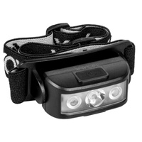 Dobíjecí čelová svítilna 100lm 100LM LED + 2XLED 5 režimů VAYOX