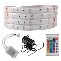 LED pásek 14W RGB 150LED SMD IP65 5m + ovladač + zdroj
