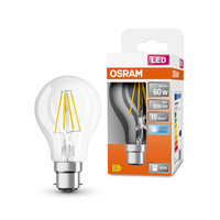 LED žárovka A60 B22d 6,5W = 60W 806lm 4000K Neutral 300° Retrofit Filament CLASSIC Osram