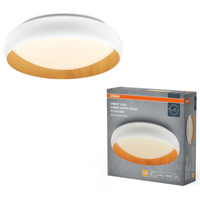 Stropní svítidlo LED Plafond 24W 1200lm 3000K teplá 120° bílá hnědá stmívatelná Orbis Livia Osram