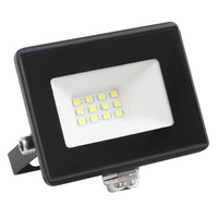 LED reflektor 10W 800LM 6500K 120° IP65 černý GOLDLUX (Polux)
