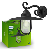 Zahradní lampa LED nástěnná lampa PASTURE myGarden E27 IP44 dolů směřující lucerna PHILIPS