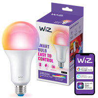 LED žárovka E27 A80 18,5W = 150W 2452lm 2200-6500K RGB + TW Smart SMART WiFi Bluetooth App WiZ