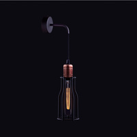 WORKSHOP Nástěnné svítidlo 6605 Nowodvorski Černá měď E27 Nástěnné svítidlo Ocel ?9.5 cm Půda