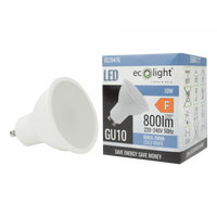 LED reflektorová žárovka GU10 10W 900lm 6500K studená bílá Ecolight