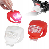 LED světla na kolo přední + zadní silikonové XQ MAX