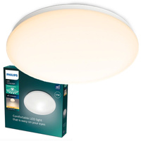MOIRE přisazená LED stropní lampa 17W 2700K 32cm bílá kulatá PHILIPS