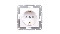 Sedna Jednozásuvka b/u SCHUKO bílá SDN3000121