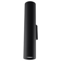 Nástěnné svítidlo LAGOS 2 2xGU10 Up-Down Minimalist Black SOLLUX