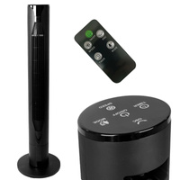 Sloupový ventilátor Trubkový cirkulátor vzduchu Stojanový ventilátor černý 55W Kobi