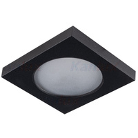 LED GU5.3 GU10 Square Black IP44 Flini Kanlux Halogenové bodové svítidlo pod omítku