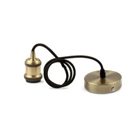 Závěsné svítidlo E27 Kovové stínidlo Mosaz VT-7555 V-TAC