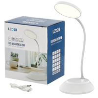 LED 5W 200lm CCT 270° dobíjecí bílá stolní lampa Visua Kobi