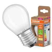 LED žárovka P45 Ball E27 2,2W = 40W 470lm 2700K Warm 330° 214lm/WCLASSIC ENERGETICKÁ ÚSPORNOST Osram