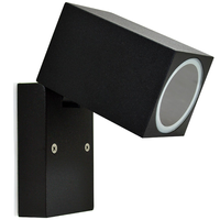 LED zahradní nástěnné svítidlo GU10 BOSTON GOLDLUX (Polux) MOVABLE BLACK