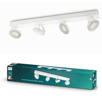 LED stropní svítidlo 4x 4,5W 2700K stmívatelné CLOCKWORK Moving White PHILIPS