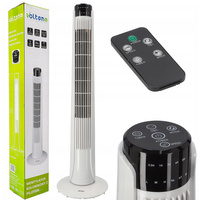 Sloupový ventilátor Trubkový Vzduchový cirkulátor Stojací ventilátor Bílý 92cm 45W + dálkové ovládání