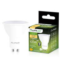 LED žárovka GU10 reflektor PAR16 12W = 100W 1320LM 3000K teplá bílá 120° LUMILED