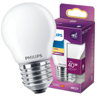 LED žárovka E27 P45 4,3W = 40W 470lm 2700K teplá bílá PHILIPS