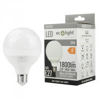 LED žárovka Sphere G95 E27 20W 1800lm 4000K Neutral Ecolight