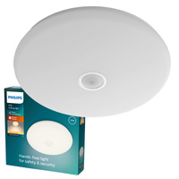 Přisazené LED stropní svítidlo MAUVE 16W 4000K 32cm kulaté s pohybovým senzorem PHILIPS