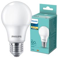 LED žárovka E27 A60 8W = 60W 806lm 2700K Warm 180° Essential Philips