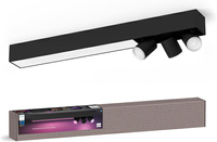 LED reflektorové stropní svítidlo 48,6 W 3700 lm IP20 bílé a barevné ambiance RGB + TW Black Smart SMART Zigbee Bluetooth Centris Philips HUE