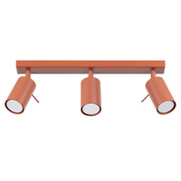 Tuba Spot Reflector Stropní svítidlo 3x GU10 Ochre Red Ring Bittersweet Shimmer SL.1508 Sollux