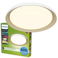 Stropní svítidlo LED Plafond 10W 1850lm 2700K SceneSwitch White Pebblo Ultra Efficient Philips