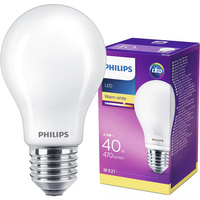 LED žárovka E27 A60 4,5W = 40W 470lm 2700K Warm 300° PHILIPS