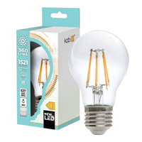 LED žárovka E27 Ball 12W 1521lm 4000K Neutral 360° Filament Line Kobi
