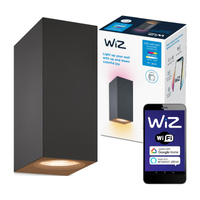 LED nástěnné svítidlo Up&Down Black 2x 5W WHITE + RGB SMART WiFi WiZ