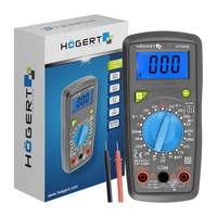 Multimetr Multifunkční univerzální proudový tester Digitální LCD Hoegert Technik