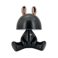 Dekorativní LED lampa 2,5W 59lm 4000K neutrální černá zlatá stmívatelná Fancy Sanico Goldlux