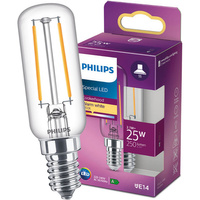 LED žárovka E14 T25 2.1W = 25W 250lm 2700K Teplá bílá Filament PHILIPS